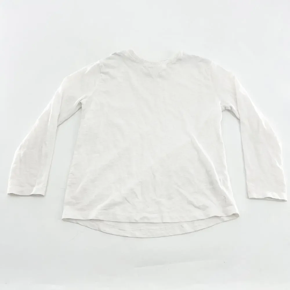 Zara‎ Kids Boys White Long Sleeve Top Size 7